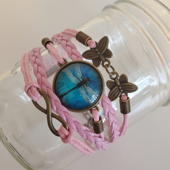 💐3 for $25💐 Dragonfly & Butterfly Multi-strand Bracelet - Picture 2 of 4